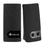 NGS SoundBass 150 Altavoces 2.0 USB 4W - Entrada Jack 3.5mm - Controles en Altavoz - Color Negro
